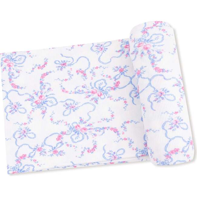 Swaddle Blanket Ribbon Floral Fling