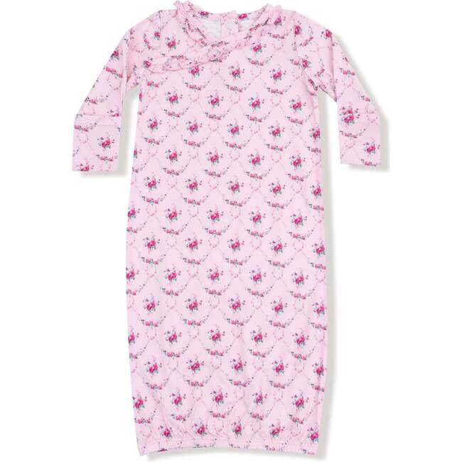 Kimono Gown Rose Garland Trellis