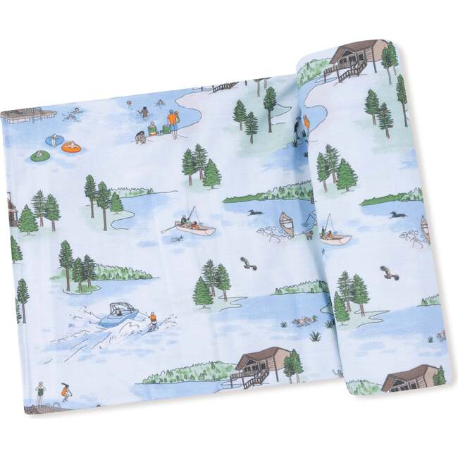 Swaddle Blanket Lake Life