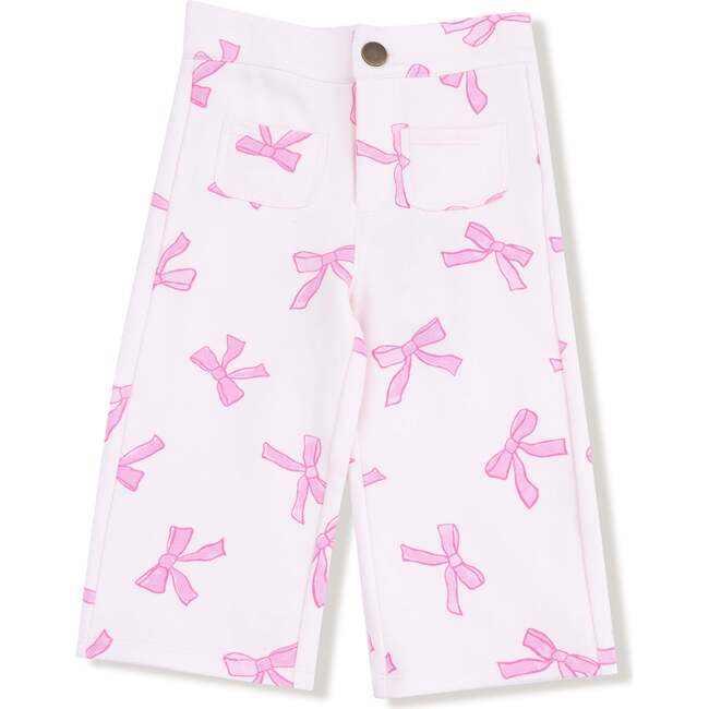 High Waisted Wide Leg Pant Pretty Bows