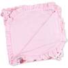 Ruffle Blanket Rose Bow Lattice - Blankets - 1 - thumbnail
