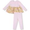 Long Sleeve Knit Top with Legging Set Sweet Amber Floral - Mixed Apparel Set - 1 - thumbnail