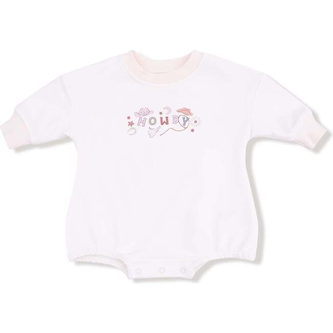 Howdy Sweatshirt Bubble Cowgirl Dogs