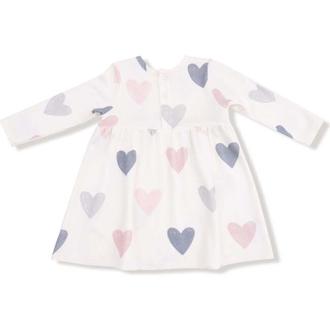 Simple Dress + Bloomer Hearts, Modal Rib - Dresses - 2