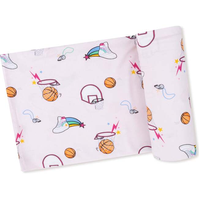 Swaddle Blanket Basketball Pink