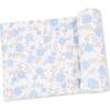 Swaddle Blanket Baby Blue Floral - Swaddles - 1 - thumbnail