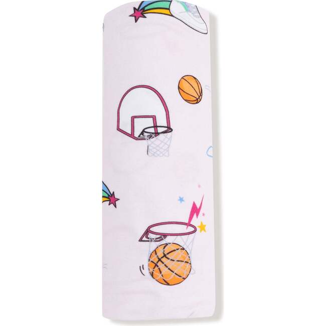Swaddle Blanket Basketball Pink - Swaddles - 2