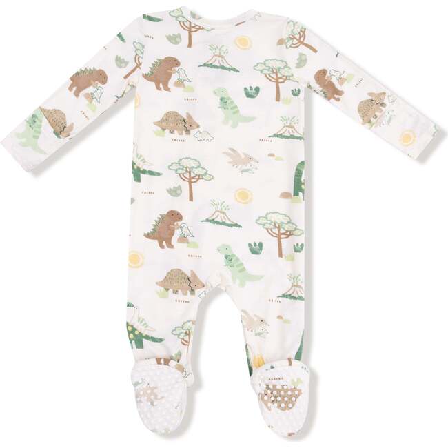 2 Way Zipper Footie Baby Love Dinos
