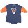 Sweatshirt Bubble with Basketball Patch - Rompers - 1 - thumbnail