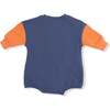 Sweatshirt Bubble with Basketball Patch - Rompers - 2