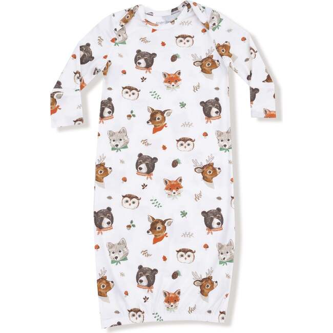 Lap Shoulder Gown Woodland Animal Faces