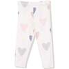 Puffy Long Sleeve Oversized Sweatshirt + Legging Hearts, French Terry - Mixed Apparel Set - 2