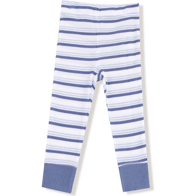 Long Sleeve Loungewear Set Vintage Stripe, Blue - Mixed Apparel Set - 3