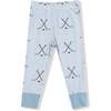 Long Sleeve Loungewear Set Hockey, Stone Blue - Mixed Apparel Set - 3