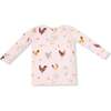 Long Sleeve Loungewear Set Collectors Chickens, Pink - Mixed Apparel Set - 2