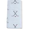 Swaddle Blanket Hockey, Stone Blue - Swaddles - 2