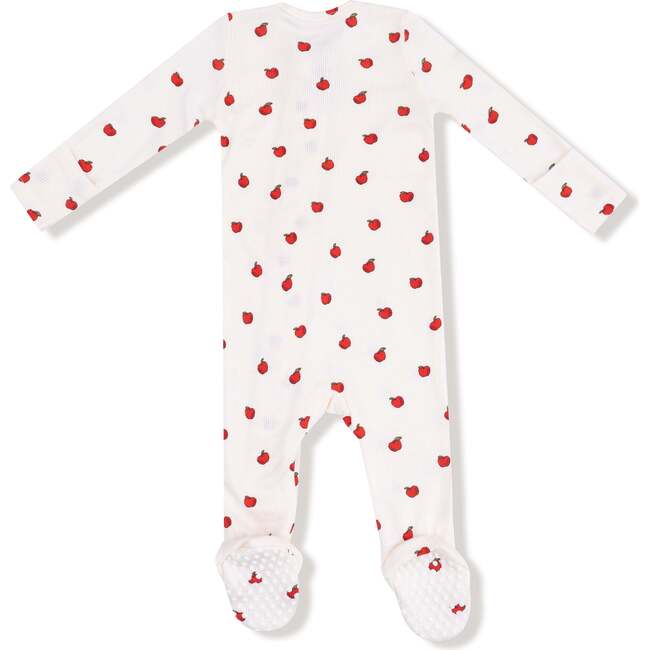 2 Way Zipper Footie Tiny Apples - Footie Pajamas - 2