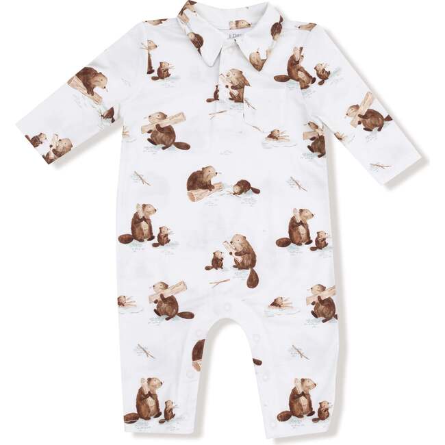 Polo Romper Baby Beavers