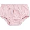 Scoop Yoke with Ruffle Dress + Bloomer Corduroy, Veiled Pink - Dresses - 2
