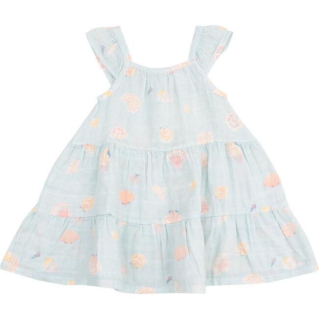 Twirly Sundress, Pretty Seashells - Dresses - 1