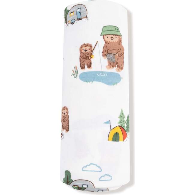 Swaddle Blanket Bigfoot Camping - Swaddles - 2