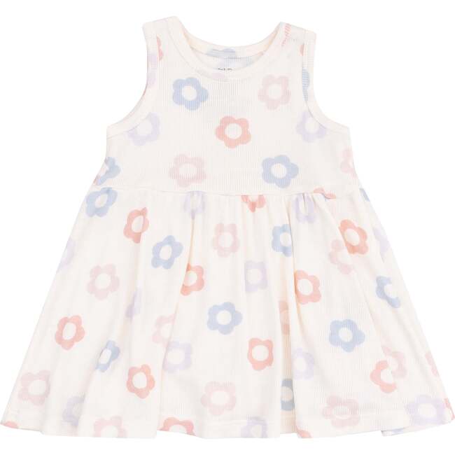 Toddler Tank Dress, Daisy Pop Ivory - Dresses - 1
