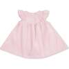 Scoop Yoke with Ruffle Dress + Bloomer Corduroy, Veiled Pink - Dresses - 3