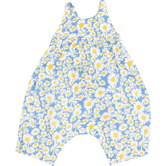 Tie Back Romper, Shasta Daisy - Rompers - 1