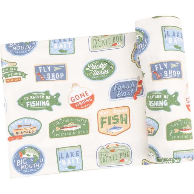Swaddle Blanket, Bait Shop Signage - Swaddles - 1