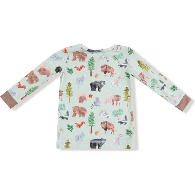 Long Sleeve Loungewear Set American Woodland Animals - Mixed Apparel Set - 2