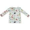 Long Sleeve Loungewear Set American Woodland Animals - Mixed Apparel Set - 2
