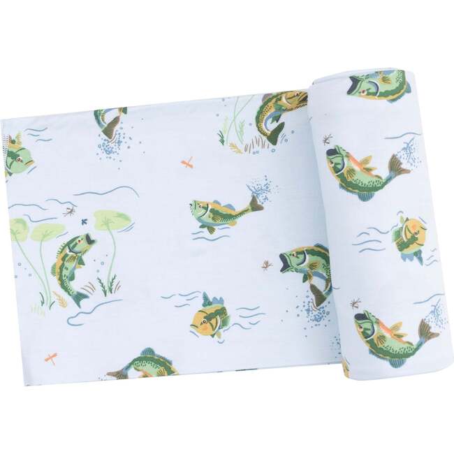 Swaddle Blanket, Bass - Swaddles - 1