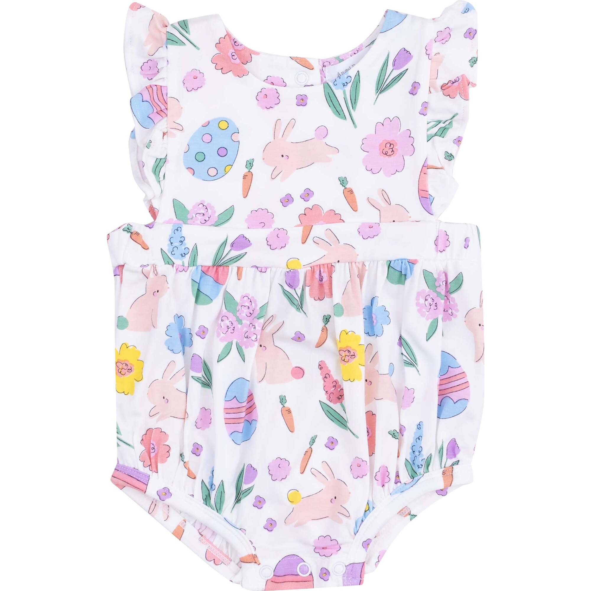 Sunsuit, Easter Bunnies Pink - Rompers - 1