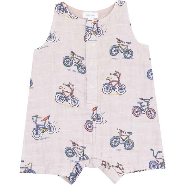 Sleeveless Shortie Romper, Bikes - Rompers - 1