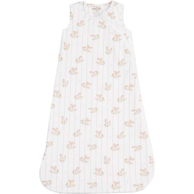 Sleep Bag, Vintage Rocking Horse Pink - Sleep Sacks - 1