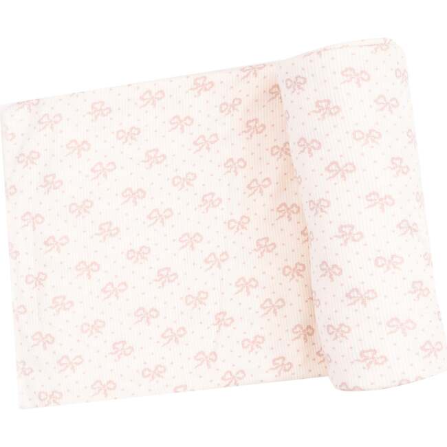 Swaddle Blanket, Vintage Mini Bows - Swaddles - 1