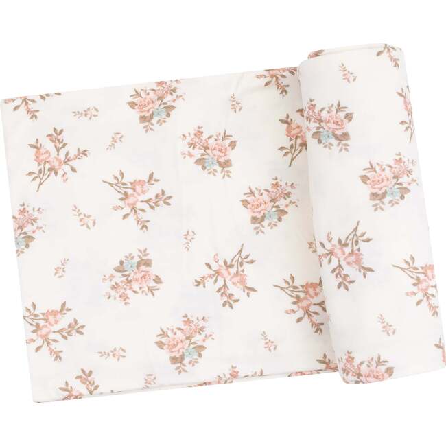 Swaddle Blanket, Vintage Rosebuds - Swaddles - 1