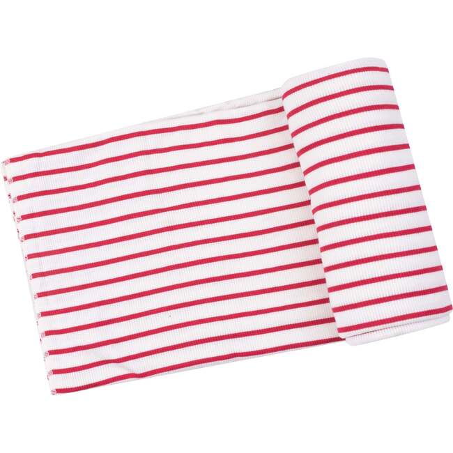 Swaddle Blanket, Stripe Vintage  Red - Swaddles - 1