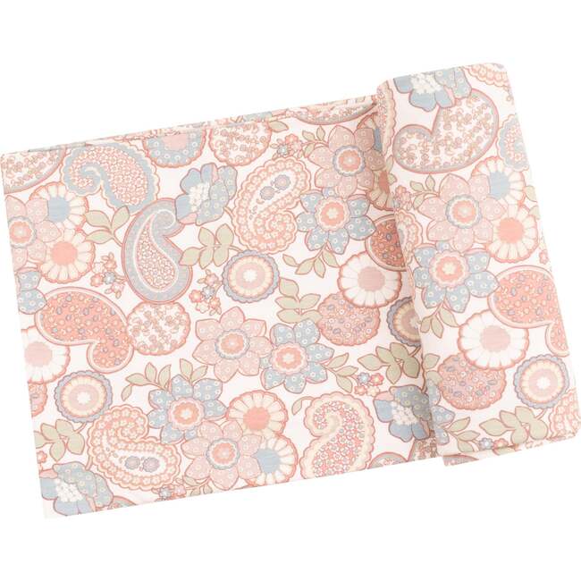 Swaddle Blanket, Folk Paisley - Swaddles - 1