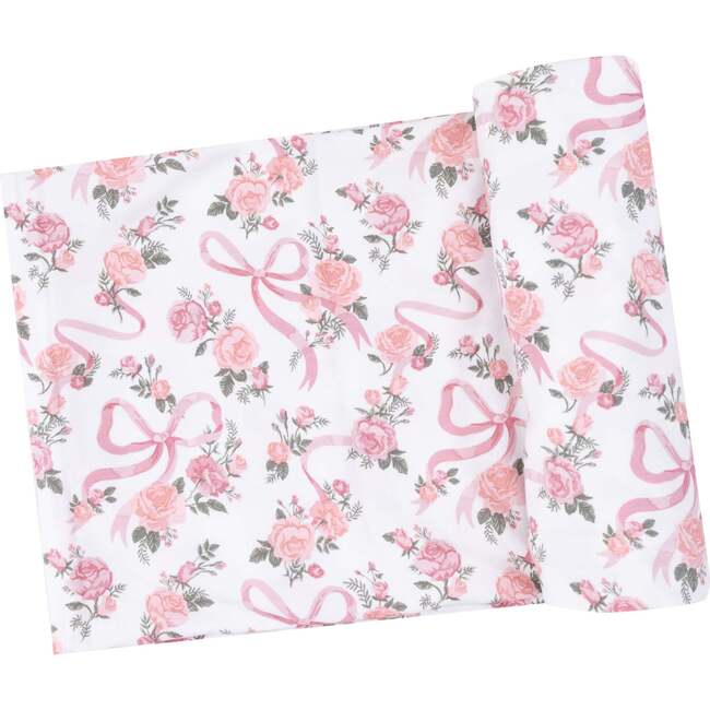 Swaddle Blanket, Ribbons and Flowers - Swaddles - 1