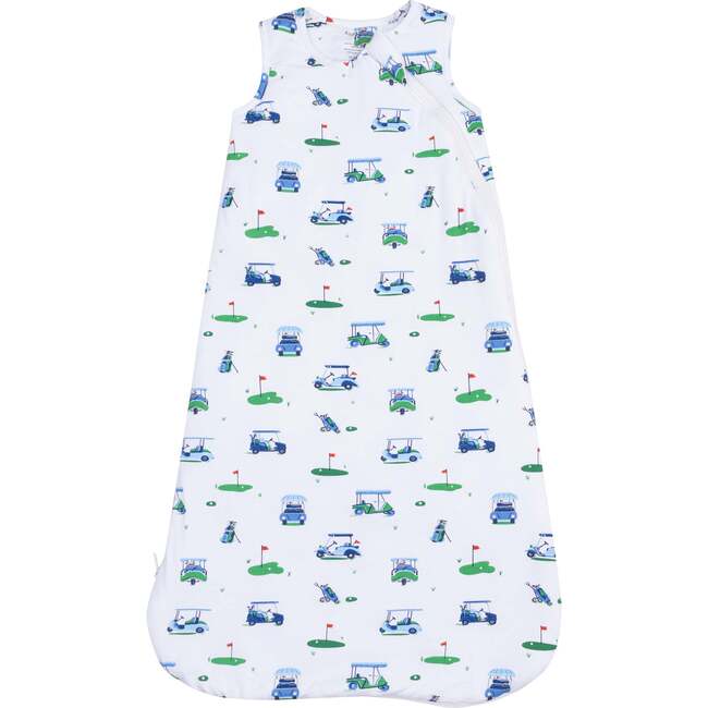Sleep Bag - Vintage Golf Carts, Blue - Sleep Sacks - 1
