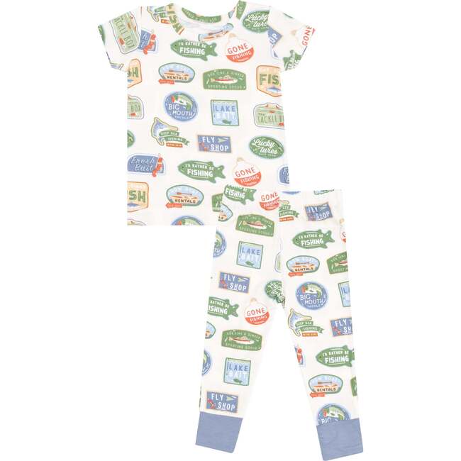 Short Sleeve Loungewear Set, Bait Shop Signage - Mixed Apparel Set - 1