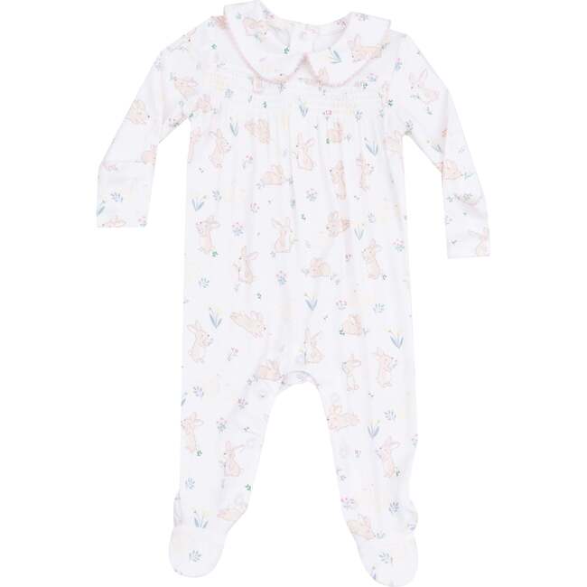 Smocked Peter Pan Footie, Bunny and Duck - Footie Pajamas - 1