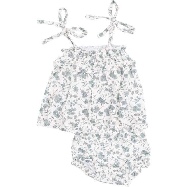 Ruffle Top & Bloomer, Baby's Breathe Floral - Mixed Apparel Set - 1
