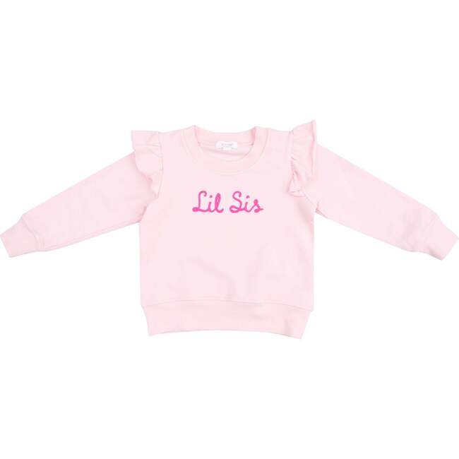 Ruffle Sweatshirt, Sibling Lil Sis - Sweatshirts - 1