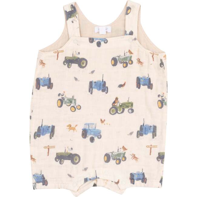 Overall Shortie, Tractors And Friends Uni - Rompers - 1
