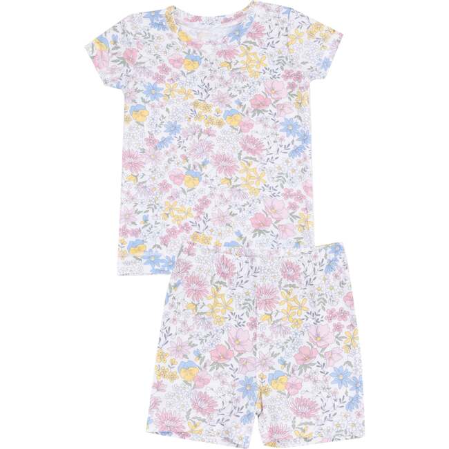 Loungewear Short Set, Viola Floral - Mixed Apparel Set - 1