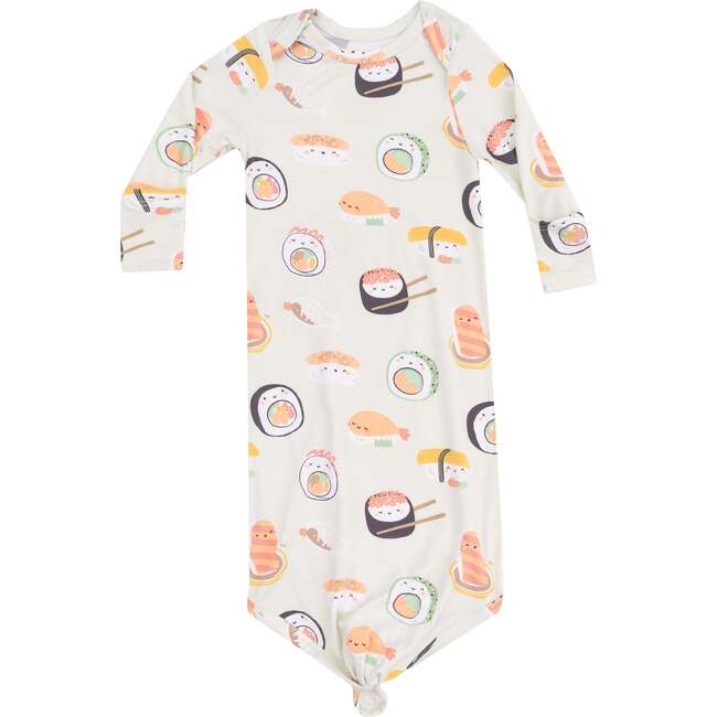 Knotted Gown, Sushi Green - Nightgowns - 1