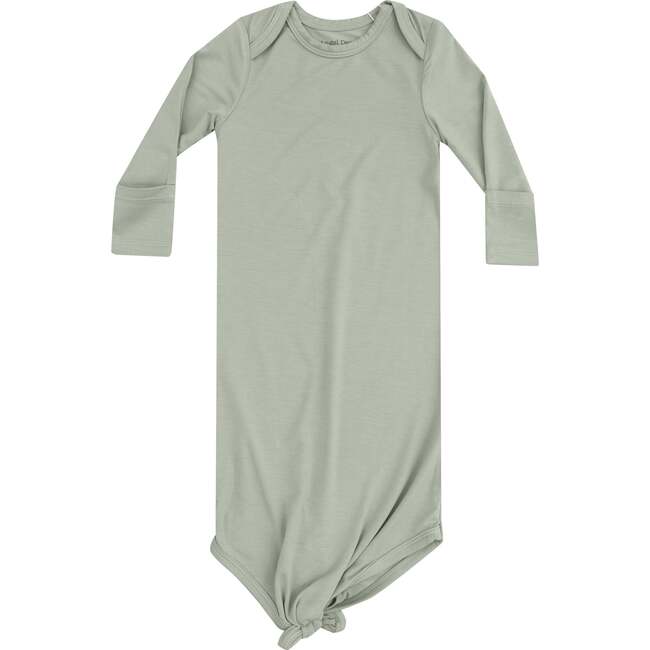 Knotted Gown, Solid Desert Sage - Nightgowns - 1