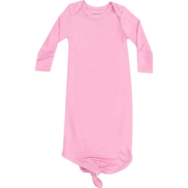 Knotted Gown, Solid Begonia Pink - Nightgowns - 1